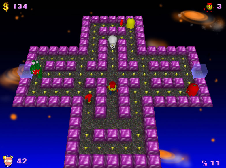 Screenshot of PacMan Adventures 3D