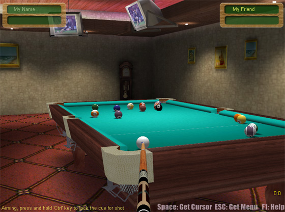 3D Live Pool 2.72 screenshot