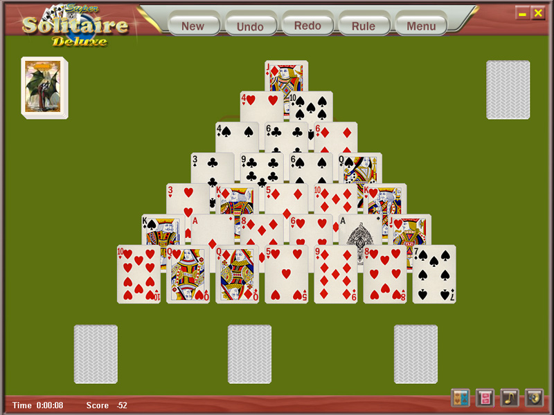 Super Solitaire Deluxe includes about 450 solitaire card games .