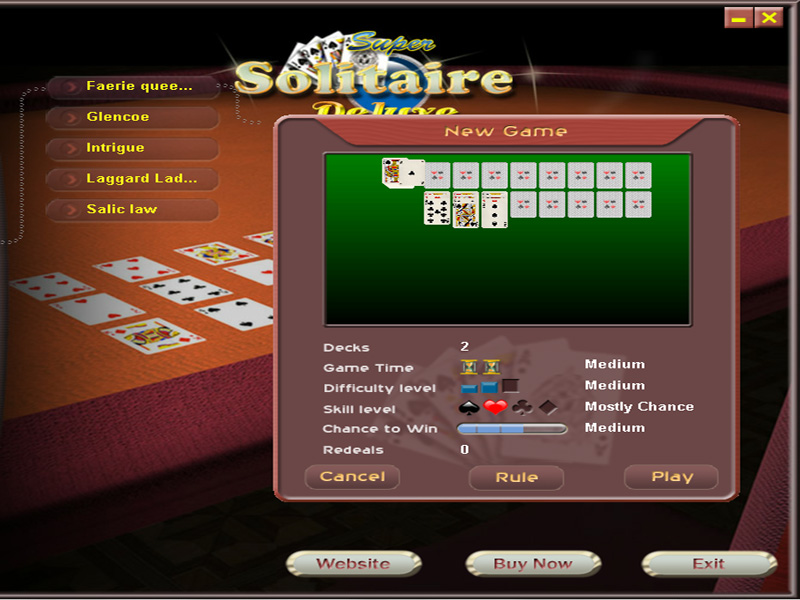 Super Solitaire screenshot Super Solitaire screenshot